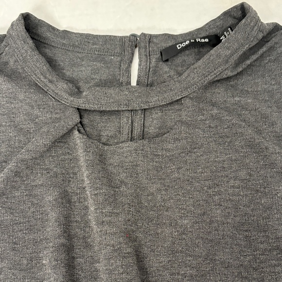 Doe & Rae Charcoal Sleeveless medium Romper - Picture 3 of 11